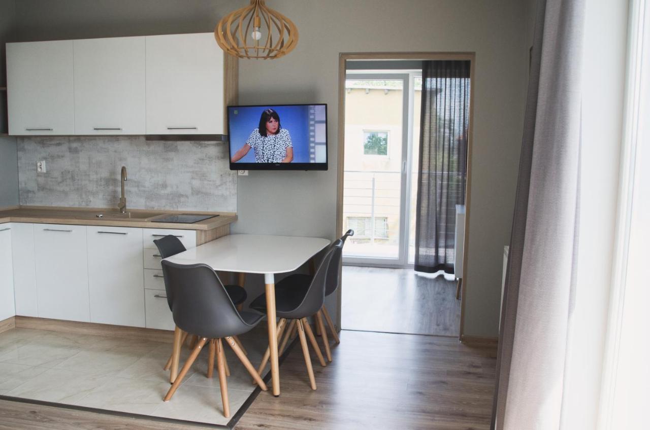 Apartament Przystan Ujście-Darłowskie Esterno foto